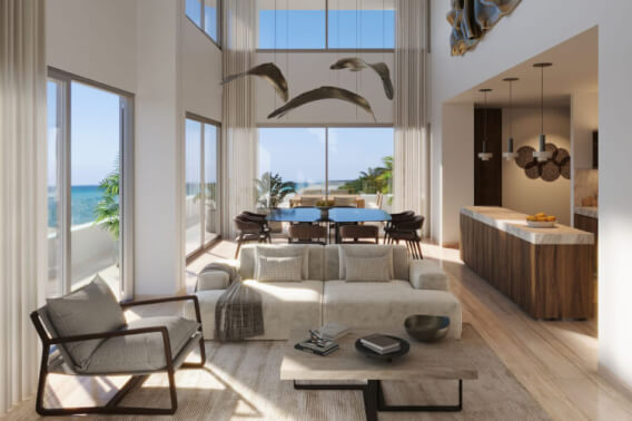 Exclusive oceanfront condo with terrace for sale &ndash; San Benito, Yucat&aacute;n