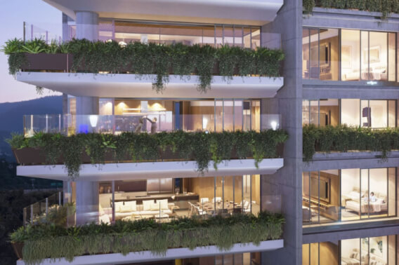 Apartment with pool, gym, for sale within Parque la Mexicana.