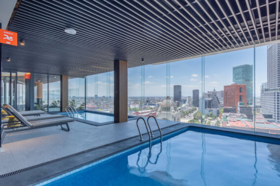 Loft con terraza privada, sauna y cuarto de vapor, en venta, Cuauht&eacute;moc, CDMX