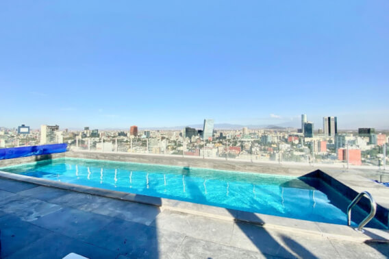 Loft with soundproof windows for sale in The Park development, &Aacute;lvaro Obreg&oacute;n, Mexico City