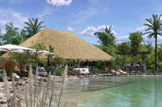 636 m2 lot, in gated community with private cenote, for sale Playa del Carmen.