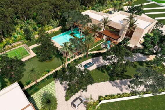 Residential lot in a gated community with swimming pool, sports fields, pet park, games, spa, and much more amenities for sale in the North