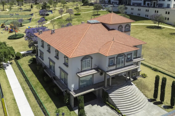 Luxury lakefront villa with Italian design, service quarters, for sale