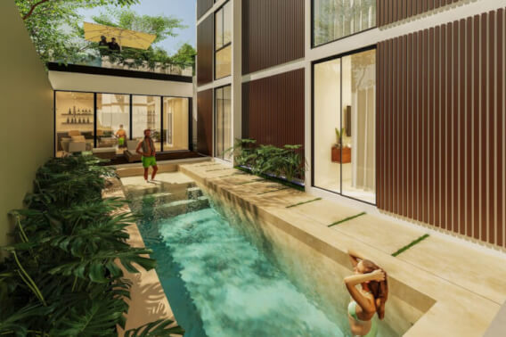 Modern Ground Floor Condo with Private Terrace, Dzitya, M&eacute;rida