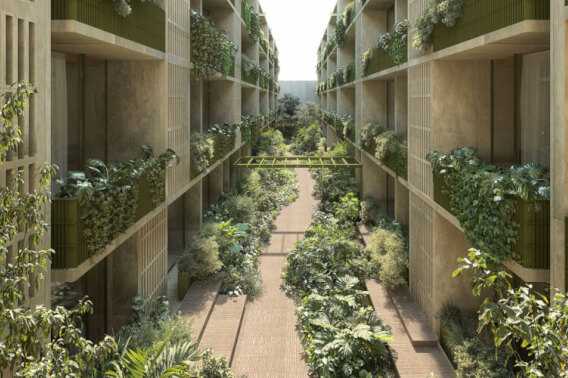Penthouse con 3 terrazas, Vista al jard&iacute;n, Roof garden y Coworking, En venta