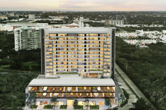 Penthouse with common pool, central park, lake, for sale, North Zone, M&eacute;rida