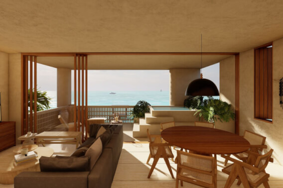Penthouse with private pool, two levels, lock off, pre-sale Tulum.