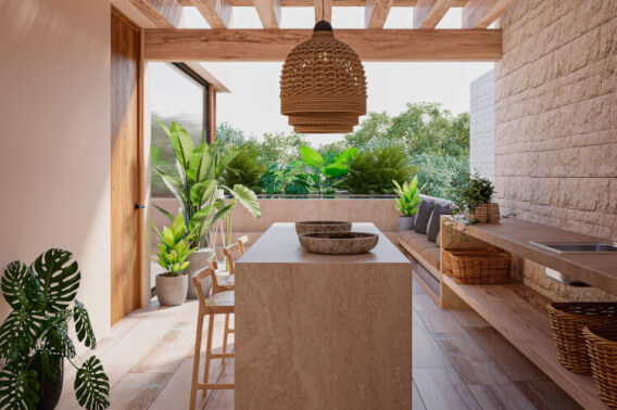 Penthouse with private pool, common oceanview rooftop, for sale, Region 8, Tulum.