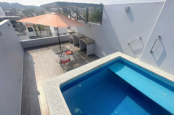 Penthouse with Private Pool and Lock-Off for Sale, Sector M, Huatulco