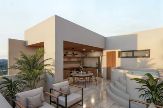 Penthouse with pool and private terrace for Sale, Zona Norte, M&eacute;rida