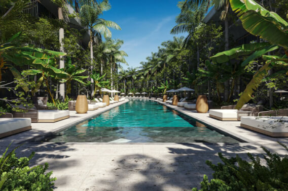 Penthouse with amenities and pet area for sale, Playacar, Playa del Carmen