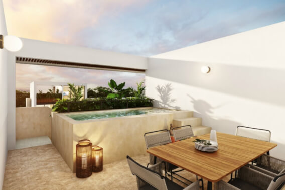 Penthouse with Rooftop and Private Pool for Sale, North Zone, M&eacute;rida