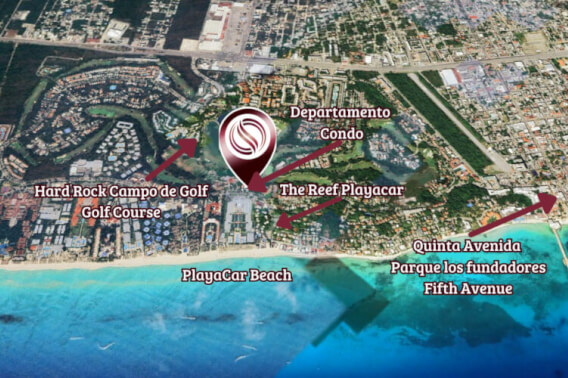 Penthouse with Rooftop, Private Jacuzzi, Grill Area, for sale, Playacar, Playa del Carmen