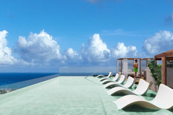 Penthouse with rooftop and private pool, for sale, Colosio zon3e, Playa del Carmen, Quintana Roo, Mexico.