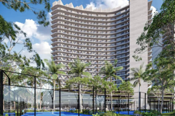 Penthouse with Sky-lounge, infinity pool and Beach Cabins, pre-construction