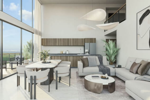 Penthouse with Spa, infinity pool and lake with beach, pre-construction, for sale, Canc&uacute;n.