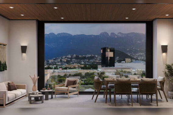 Penthouse con terraza privada, alberca y vistas panor&aacute;micas, en venta