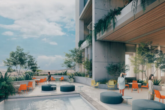 Penthouse with private terrace, spa, cinema, and swimming pool, for sale