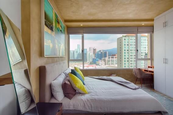 Penthouse with a semi-covered terrace of 37 m2, 4 parking spaces, swimming lane, gym, playground, green areas, pre-construction, for sale in