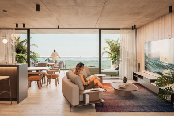 Penthouse with terrace and lagoon view for sale, Parque Canc&uacute;n, Canc&uacute;n