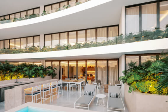 Penthouse with terrace and private pool for sale in Montecristo, M&eacute;rida