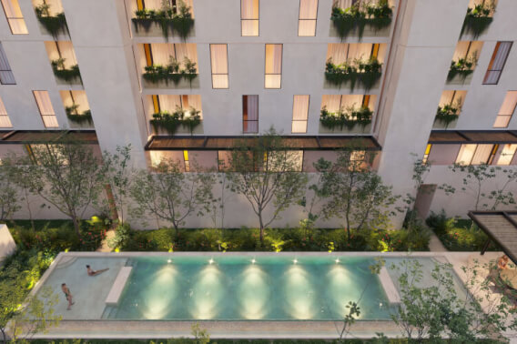 Penthouse with terrace and balcony for sale, V&iacute;a Cumbres, Canc&uacute;n