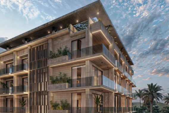 Penthouse with ocean views and rooftop pool, for sale