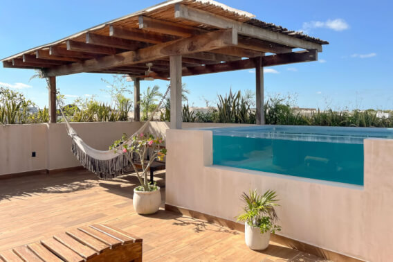 Penthouse with Private Pool, panoramic views, for sale, Aldea Zam&aacute;, Tulum.