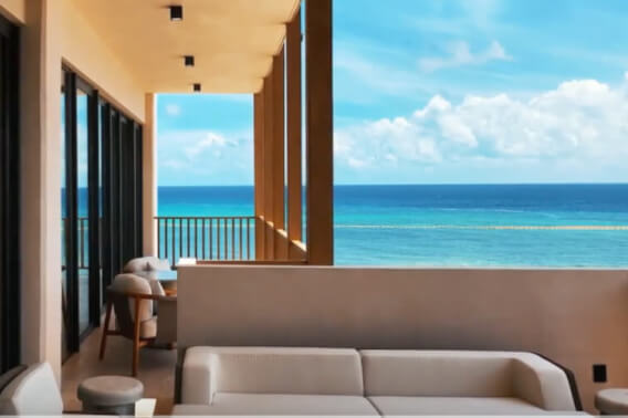 Oceanfront penthouse, with beach club, clubhouse and exclusive amenities in Corasol luxury residential, pre-construction in Playa del Carmen