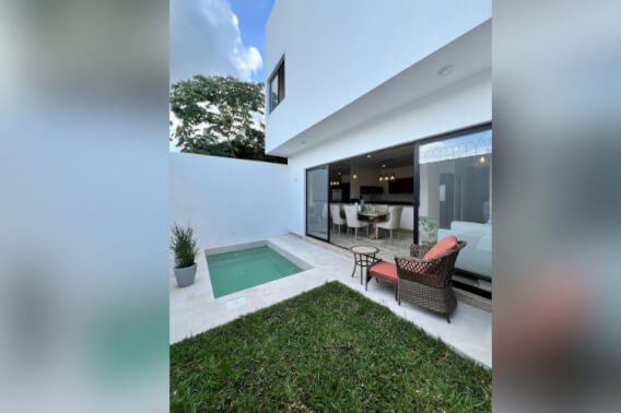 Home with Private Garden and Pool in Gated Community &ndash; Av. Huayac&aacute;n, Canc&uacute;n