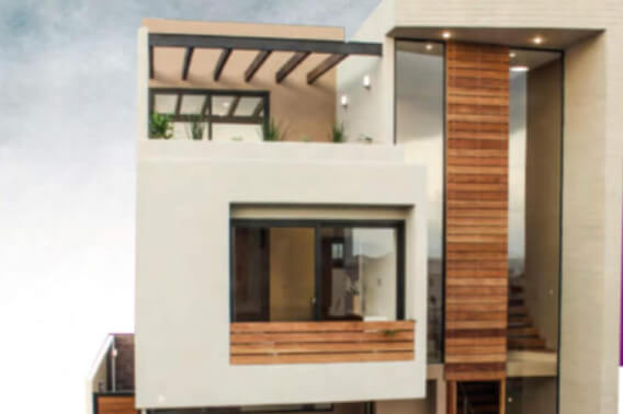 Residence with Family Room, roof garden, and Side Entrance to Garden, for sale, Zibat&aacute;, Queretaro.