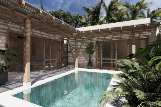 Eco-Friendly Residence with Private Pool for Sale, La Bocana, Huatulco