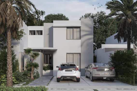 House for sale with garden, terrace, pre-construction, CD Caucel, M&eacute;rida