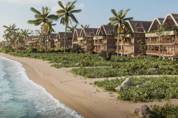 Oceanfront residence, in luxury hotel, exclusive amenities in Punta Venado, Playa del Carmen.