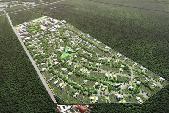 604 m2 land, clubhouses, pet-park, gardens and more. For sale Merida.