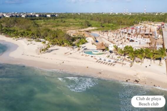 Land in Corasol, with beach club, golf course, club house, parks, orchard, concierge, spa, pet park, and more amenities for sale Playa del C