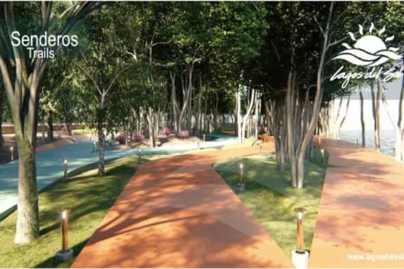 Land in exclusive community area surrounded by lakes, clubhouse, cycle track, sports fields, pools, gym, spa, and more, Lagos