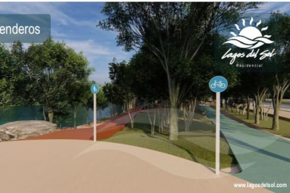 Land in gated community,  live surrounded by with lakes, clubhouse, cycle track, sports fields, pools, gym, spa, and more, in Lagos