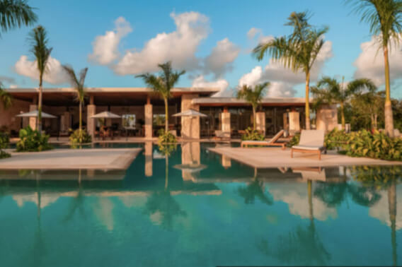 Land in gated community with clubhouse, gym, playground and more for sale in Cancun