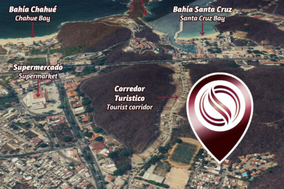 Reduced price, Multifamily Land (flattened and ready to build) for sale in Sector H, La Crucecita, Huatulco.