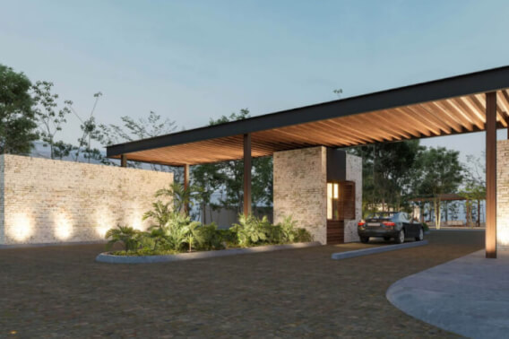 Multifamily land of 2,332 m2 in a luxury residential area for sale, Region 11, Tulum.