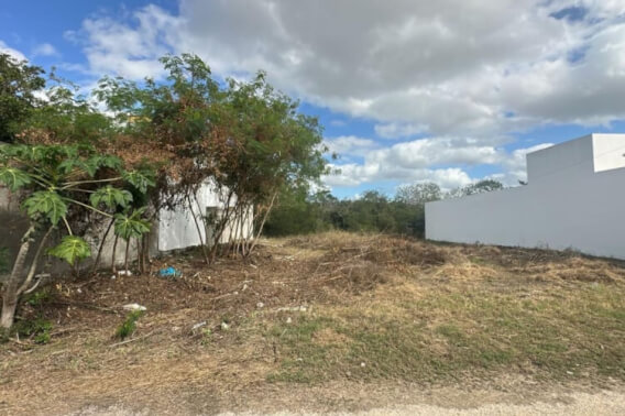 590 m&sup2; residential lot in a quiet and secure area for sale, Cholul, M&eacute;rida