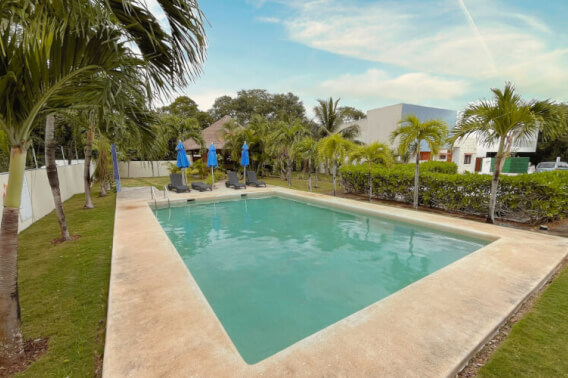 Residential lot in a gated community with clubhouse and swimming pool, for sale