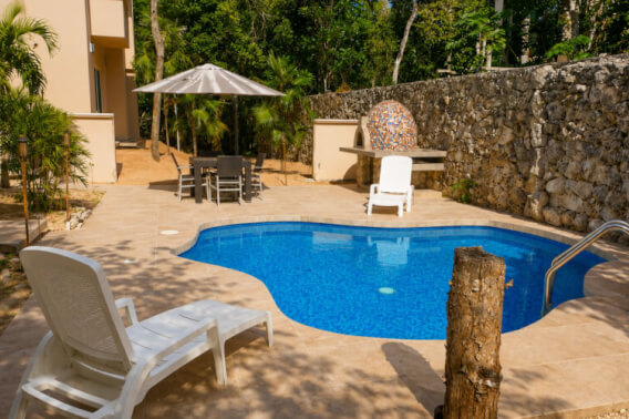 Single-family lot for sale in private residential community facing Xunaan-Ha cenote