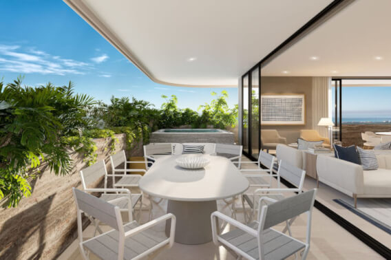 Villa with private jacuzzi and double terrace for sale, Parque Canc&uacute;n, Canc&uacute;n