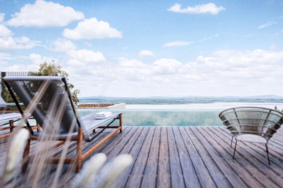 Villa with roof garden, terrace with barbecue, parking for 3 cars, clubhouse, cinema, pool, jacuzzi, pre-construction, for sale La Presa