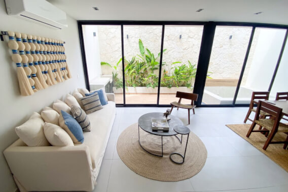 Luxury villa in a gated community with laundry area, terrace, pool, for sale