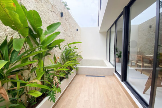 Luxury villa for sale in a gated community with private pool, terrace