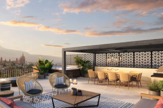 Villa in luxury residential with hotel amenities for sale San Miguel de Allende