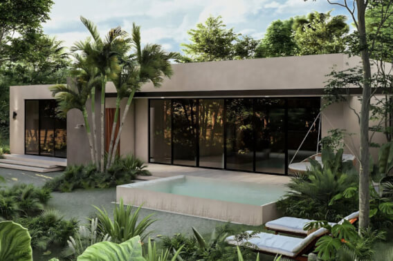 Villa for sale with private terrace, private beach club access, pool, gym, Padel&nbsp;